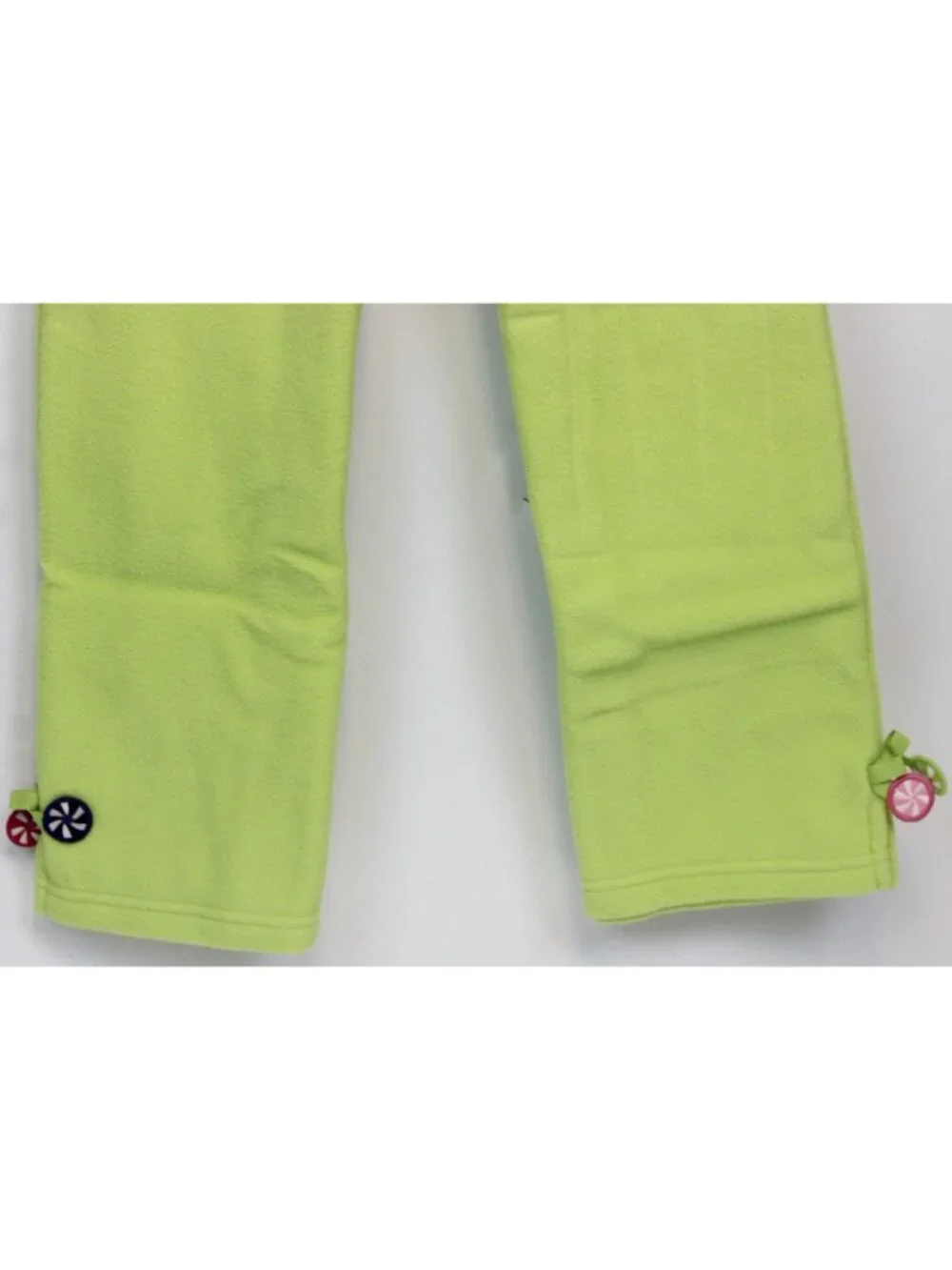 2008 Gybmoree Candy Shoppe Shop Fleece Pants Light Green Winter sz 8 Basics Bow
